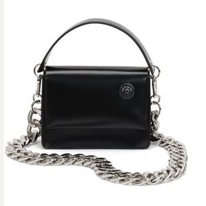 Kara Black Baby Pinch bag with Chain